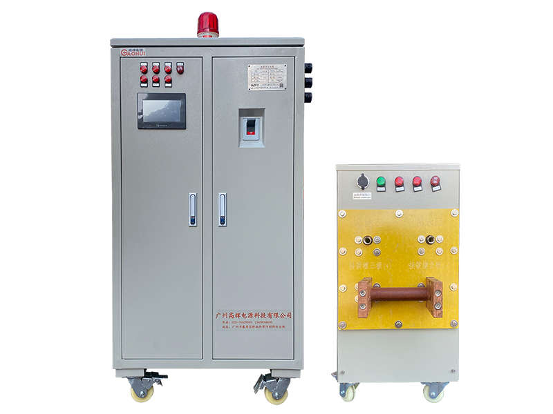5000A 48V water-cooled single pulse rectifier with automatic reversing switch for industrial applications. Enables high-power pulsed processes with automated polarity management.