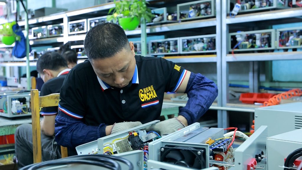 340A 12V Air Cooled Multi-Channel Commutating Chrome Plating Rectifier