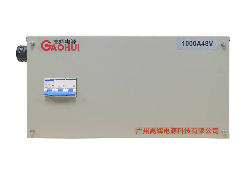 1000A 48V water cooled etching solution recovery rectifier for industrial PCB and metal finishing