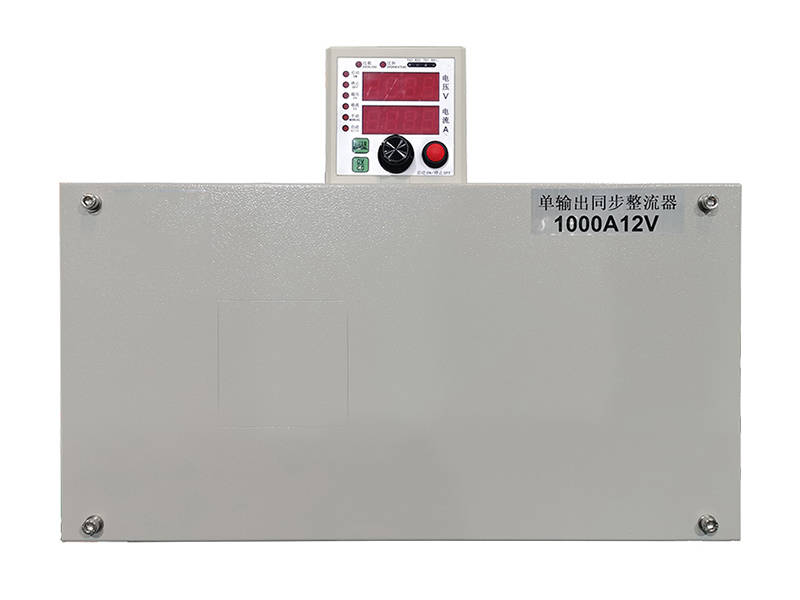 Water‑Cooled Single‑Output Synchronous Rectifier 1000A 12V for heavy‑duty single‑channel electroplating lines