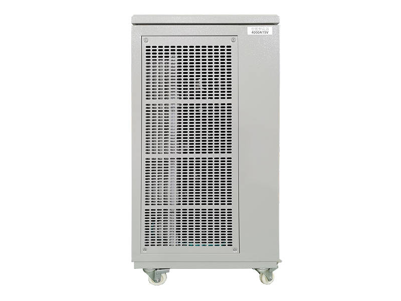 4000A 15V forced air cooled electroplating rectifier with large fans